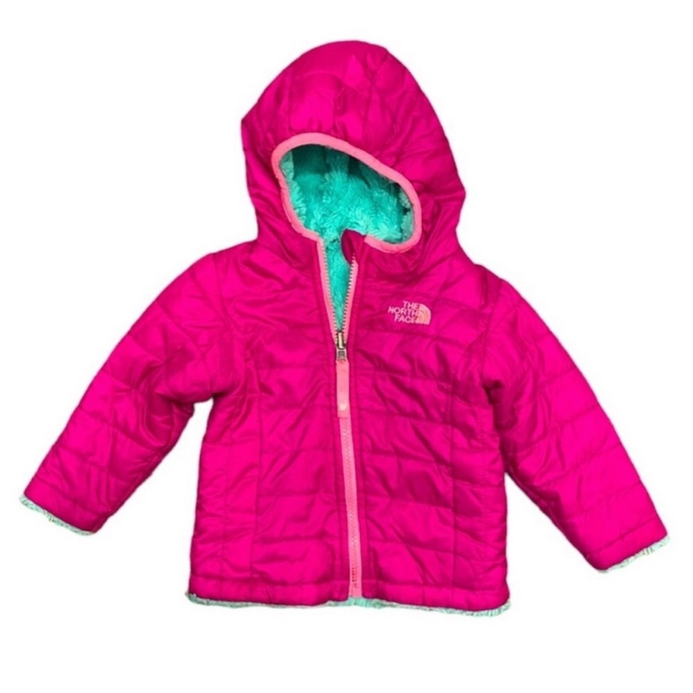 Baby Girl North Face Reversible Jacket 12-18 months
